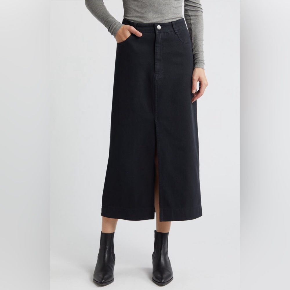 Treasure & Bond midi jean skirt XS